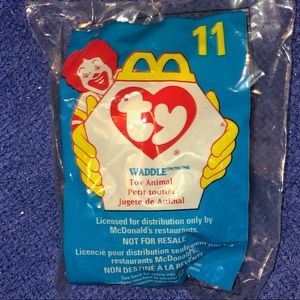 🐧 TY 98 McDonald’s Teenie Beanie Baby Waddle#11